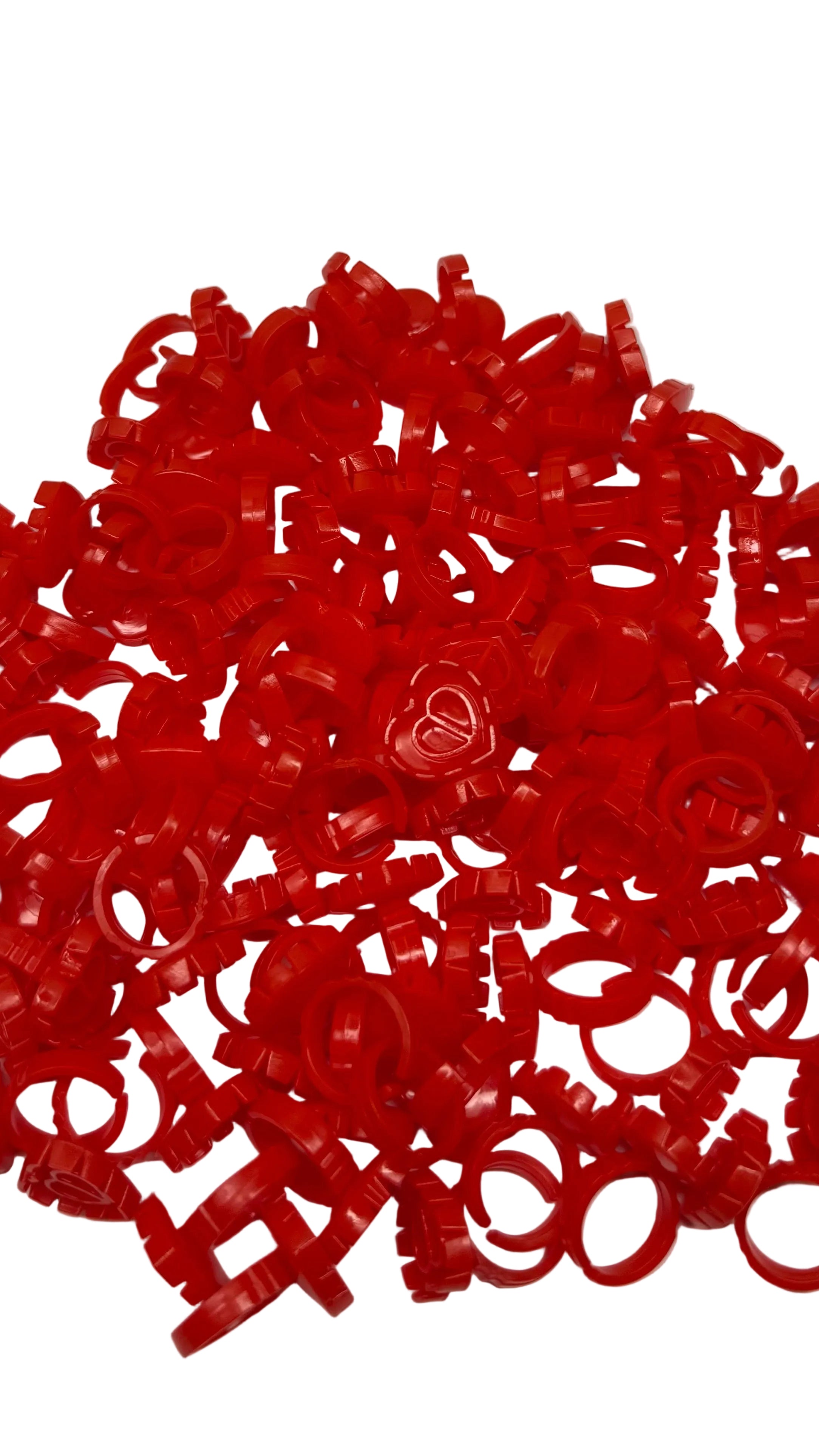 Red Glue Rings